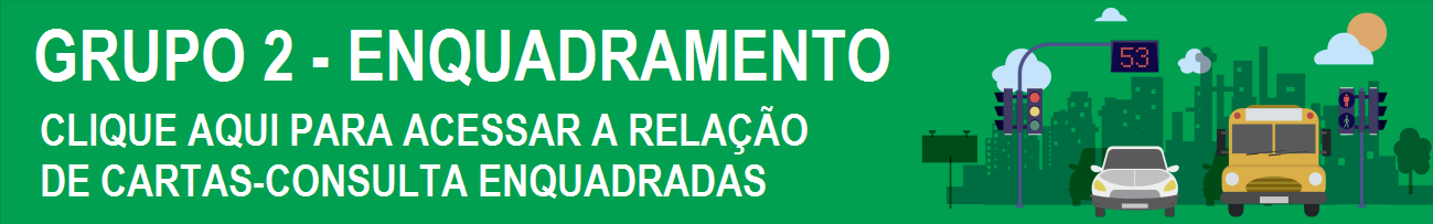 Banner avançar enquadradas